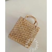 ราคา พร้อมส่ง!!!! กระเป๋าสานผักตบชวา กระเป๋าผักตบชวา กระเป๋าสาน สานลายโปร่ง (8963642714)