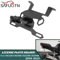 ราคา Motorcycle License Plate Holder Bracket Kit for Honda CB125R CB150R CB250R CB300R 2018-2024 Tail Ti (49906324973)