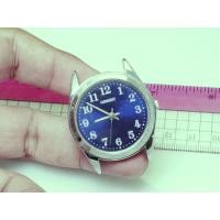 ราคา นาฬิกา Vintage มือสองญี่ปุ่น CURRENT ระบบ QUARTZ ผู้หญิง ทรงกลม กรอบเงิน หน้าสีน้ำเงิน หน้าปัด 35มม ตัวเรือนสแตนเลส (29884086092)