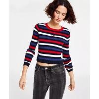 ราคา ของแท้จากช็อปUSA เสื้อ Tommy Hilfiger Women's Striped Rib Sweater (21980997755)