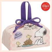 ราคา Skater Kids Bento Drawstring Pouch Snoopy 80s Cafe Made in Japan KB7-A (24781603805)