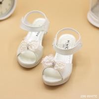 ราคา รองเท้าคัทชูแฟชั่น เปิดหน้า ส้นสูง สำหรับเด็กผู้หญิง รุ่น 299 สีขาว ไซส์ 26-36 (6561355930)