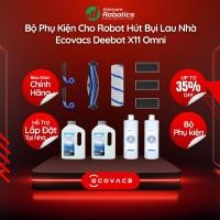 ราคา ชุดอุปกรณ์เสริม Ecovacs Deebot X11 Omni ของแท้ | อุปกรณ์ทดแทนคอมโบเต็มรูปแบบ ไม้กวาด กรอง ลูกกลิ้ง ถุงขยะ (46211061379)