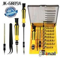 ราคา Jackly ชุดเครื่องมือ ไขควงอเนกประสงค์ JK 6089 - A 45 in 1 มาพร้อมปากคีบปลายแหลม (281088277)