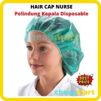 ราคา HIJAU [10 ชิ้น] Head Protector Hair Cap หมวกพยาบาลผมสุทธิพยาบาลหมวกทิ้งหัวสีเขียว (53452765347)