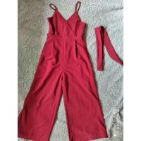 ราคา จั๊มสูทขายาวจั๊มสูทสีแดง (7460479925)