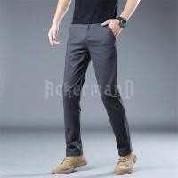 ราคา KATUN Ackermann - กางเกงขายาว Chino กางเกงขายาวผู้ชายสีเทา 100 ซม. ผ้าฝ้ายยืดระดับพรีเมียม (50663034048)