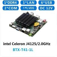 ราคา บอร์ดเมนบอร์ด Bay Trail J4125 NANO-ITX พร้อม VGA/HDMI/LVDS 2 ช่อง LAN คู่ MSATA WIFI/4G DDR3L DC 12V (27781252490)