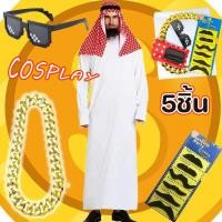 ราคา พร้อมส่ง ชุดคอสเพลย์ ชุดเจ้าชายอาหรับชุด cosplay 5 ชิ้น สําหรับเต้นรําปาร์ตี้เทศกาล อุปกรณ์ปาร์ตี้ (56507690167)