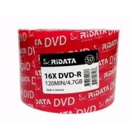 ราคา Ridata หรือ HP (มี2รุ่น) DVD-R 16X 120min 4.7 GB (50แผ่น/แพ็ค) (20651607783)