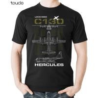 ราคา ปกติ hot เสื้อยืดโอเวอร์ไซส์เสื้อยืด ลายธีมการบิน 'Lockheed C-130 Hercules' สภาพสินค้า: ใหม่ พร้อมป้ายแท็กS-3XL (27017057824)