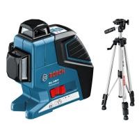 ราคา Bosch เลเซอร์กำหนดแนวเส้น GLL 3-80 P Professional มาพร้อมกับขาตั้ง BS-150 (702503126)