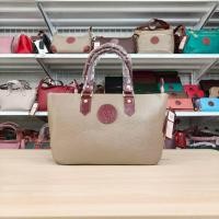 ราคา Peridot 9961 กระเป๋าทรงหูหิ้ว หนังวัวแท้ หนังกันรอย ช้อปปิ้งหูหิ้ว (43131232122)