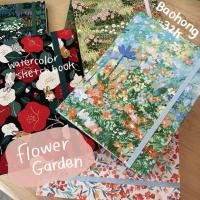 ราคา (ลายใหม่)สมุดสีน้ำBaohong 200gsm ขนาด 32K (20566835992)