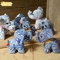 ราคา TOBE1 เครื่องประดับช้าง,ทําด้วยมือ Kawaii ช้างตุ๊กตาของเล่น,แบบดั้งเดิมความมั่งคั่งชาติพันธุ์ผ้าไทยพระพิฆเนศตุ๊กตาสัตว์ของที่ระลึกทางวัฒนธรรม (46061989149)