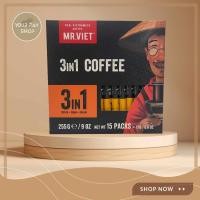ราคา กาแฟเวียดนาม กาแฟสำเร็จรูป 3 in 1 มิสเตอร์เวียด (MR. VIET 3 in 1 COFFEE) 15 ซอง (17 กรัม/ซอง) (28550787699)