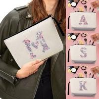 ราคา Ladies Toiletries Cosmetic Pouch Travel Toiletry Organizer Pen Pouch Pencil Case (52903235075)