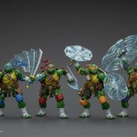 ราคา พร้อมสต็อก Dark Source Ninja Turtle Leonardo Raphael Michelangelo 1/18 รูป s (46362869524)