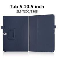 ราคา เคสแท็บเล็ตหนัง กันกระแทก พร้อมขาตั้ง สําหรับ Samsung galaxy Tab S 10.5 T800 T805 SM-T800 SM-T805 (22688800442)