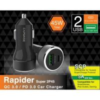 ราคา Capdase QC3.0/USB-C PD Rapider Super 2P45 Car Charger (9017336433)