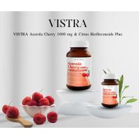 ราคา Vistra Acerola Cherry Vitamin C วิสทร้า อะเซโรล่าเชอร์รี่ วิตามินซี 1000 mg ขนาด (45 เม็ด / 60 เม็ด / 100 เม็ด) (42412380503)