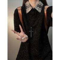 ราคา ฤดูร้อนเงินเก่าสไตล์รูปแบบเสื้อโปโลแขนสั้นผู้ชายผู้หญิงหลวมทุกการแข่งขันสบายๆปกด้านบน (55411284961)