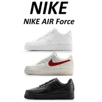 ราคา (ในสต็อก) Nike Air Force 1 Classic Men รองเท้ารองเท้าผ้าใบผู้หญิงรองเท้าลําลองสีดําสีขาวสีแดง (46013054653)