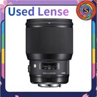 ราคา 【Secondhand】Sigma 85mm F1.4 DG HSM Art Large Aperture Portrait Prime Lens Nikon F Mount Full Frame DSLR used pre-loved (46513118598)