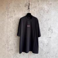 ราคา IKQV BLCG Front and back embroidered letter print short-sleeve shirt for men and women, loose fit, versatile and fashionable T Shirt (44862626002)