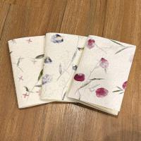 ราคา สมุดทำมือ สมุดเย็บมือ Handmade ปกกระดาษสาแต่งดอกไม้ (27323664902)