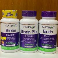ราคา Natrol Biotin 5,000-10,000mcg (27202616839)