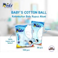 ราคา ลูกบอลผ้าฝ้าย โดโด้ - ลูกบอลผ้าฝ้ายสําหรับเด็กทรงกลม 100 ชิ้น (53060415667)