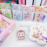ราคา ชุดทำพวงกุญแจเม็ดบีดจิ๋ว Nano Beads DIY ลายแมวน้อย คาปิบาร่า Perler Beads เม็ดบีทรีดร้อน ของเล่นฝึกสมาธิ (57008097938)