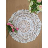 ราคา ROUND KNITTED TABLECLOTH / HANDMADE TABLECLOTH (28665166204)