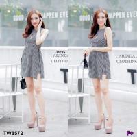 ราคา TW8572 Set 2 ชิ้น เสื้อเว้าแขนกุดปล่อยชาย+กางเกงขาสั้น #ลายชิโนริ (3219473529)