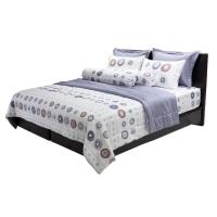 ราคา SANTAS ชุดเครื่องนอน ดีไซน์ PECAN 6 ชิ้น ทอ 350 เส้นด้าย COTTON USA เส้นใยฝ้ายบริสุทธิ์ 100% (28012780299)