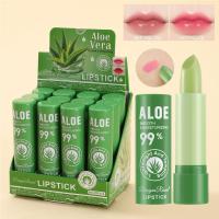ราคา ลิปสติกว่านหางจระเข้ธรรมชาติ Magic Color Change Lipstick Lip Moisturizer Lip Care Aloe Jelly ลิปสติกลิปสติกเปลี่ยนสี (56159406430)