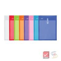ราคา Elfen แฟ้ม แฟ้มซองพลาสติก ผูกเชือก No.115A4 จำนวน 12 ซอง (42408602334)