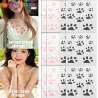 ราคา [Happt] 20-5 ชิ้น Cat Paw Tattoos สติกเกอร์ - สติกเกอร์เปลี่ยนอุณหภูมิ - DIY Face Art Decal - การพิมพ์การถ่ายโอนน้ํา - รอยสักชั่วคราว - กันน้ํา - ตกแต่งสนุก /guide (41281044171)