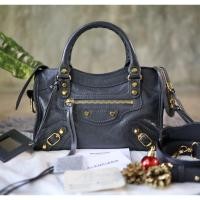 ราคา Balenciaga mini city สีเทาเข้ม (12166430570)