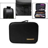ราคา TONI&GUY กระเป๋าใส่เครื่องมืออุปกรณ์ตัดผมและกรรไกรตัดผม หวี รุ่น XL-23 หนังPU แท้ 100% สำหรับช่างตัดผมมืออาชีพ - สีดำ (1701813462)