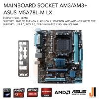 ราคา Mainboard ASUS M5A78L-M LX (AM3/AM3+) Support AMD FX, Phenom II 95 Watts TDP (สินค้ามือสองสภาพดีมีฝาหลังมีการรับประกัน) (10240783695)