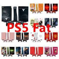 ราคา 50 สีสติกเกอร์ผิวใช้งานร่วมกับ Sony Playstation 5 Fat Disc & Digital Edition ไวนิล Decal Full Set Wrap ฟิล์มป้องกันสําหรับ PS5 FAT คอนโซลและ 2 ชิ้น Dualsense Controllers (47809585532)
