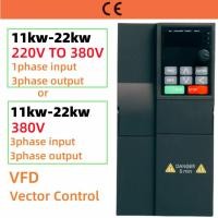 ราคา 【Local】11KW 22KW 220V 1PH TO 380V 3PH Economical VFD Variable Frequency Drive Converter Inverter Motor Speed Controller (29807542956)