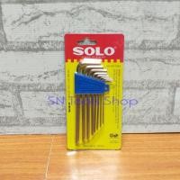 ราคา SOLO No.905 MM กุญแจตัวแอล หุญแจหกเหลี่ยม ประแจตัวแอล ประแจหกเหลี่ยม 8 ชิ้น หัวตัด (5370066117)