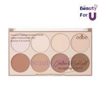 ราคา พาเลทคอนทัวร์และไฮไลท์ 2in1. Odbo Contour & Highlight Sculpting Palette od1335 (48460434069)