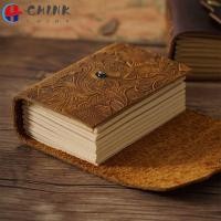 ราคา Chink Writing Notebook, Leather Kraft Pages Leather Bound, Sketchbook Journal 320 Page Vintage Daily Notepad Office (26950120443)