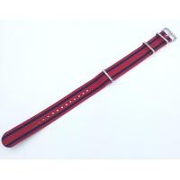 ราคา สายนาฬิกา ผ้านาโต้ สีแดง น้ำเงิน (84302543)