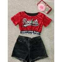ราคา เสื้อครอป+กางเกงยีนส์ มือสอง (41170406703)