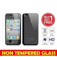 ราคา I Phone 4G 4S ฟิล์มพลาสติก TPU ตัวป้องกันหน้าจอด้านหน้า + ด้านหลัง 0.1 มม. (1 สําหรับ 1) (43105583959)